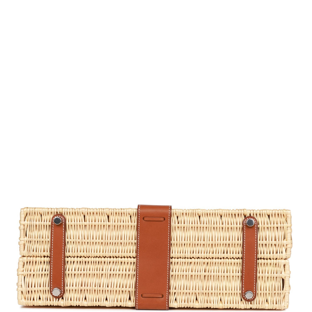 Hermes Picnic Kelly 35 Fauve Barenia Palladium Hardware