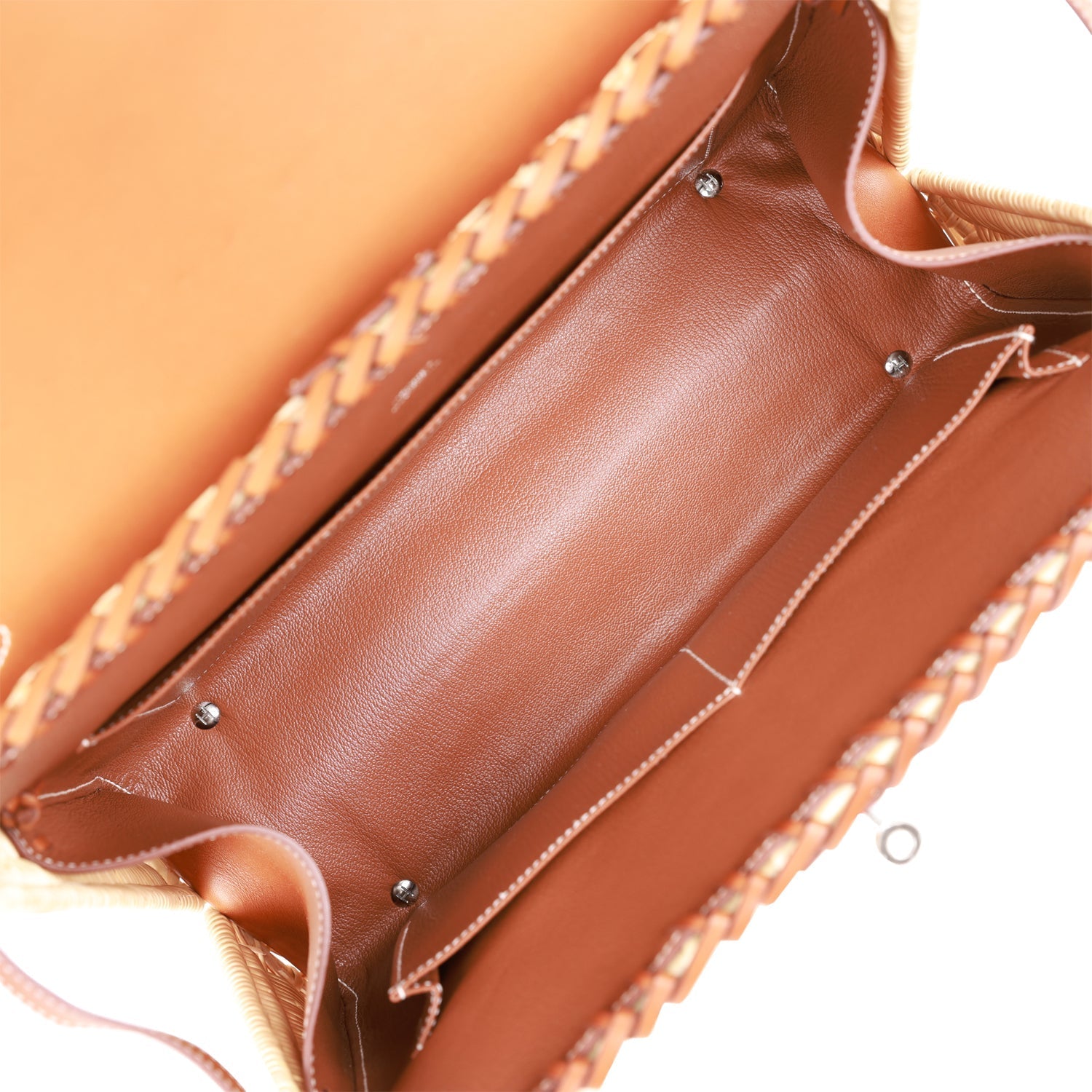 Hermes Picnic Kelly 35 Fauve Barenia Palladium Hardware