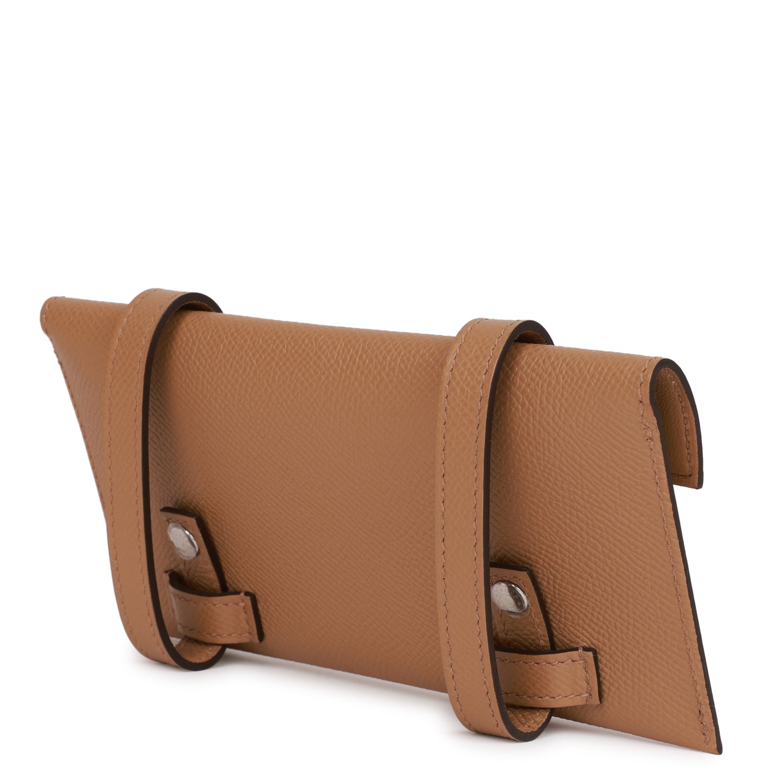 Hermes "Quelle Idolle" Picto Kelly Doll Nata Epsom Palladium Hardware