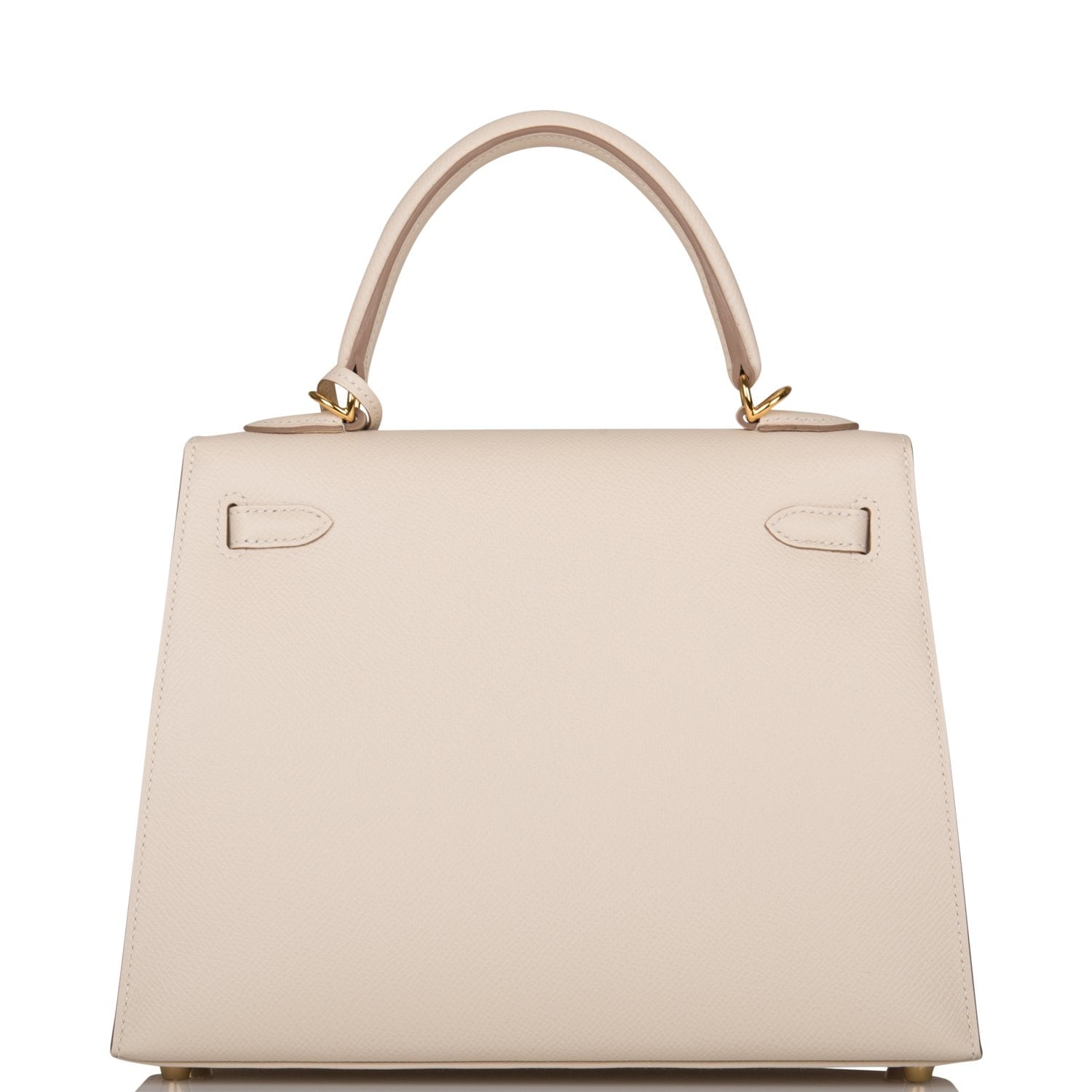 Hermes Kelly Sellier 25 Craie Epsom Gold Hardware