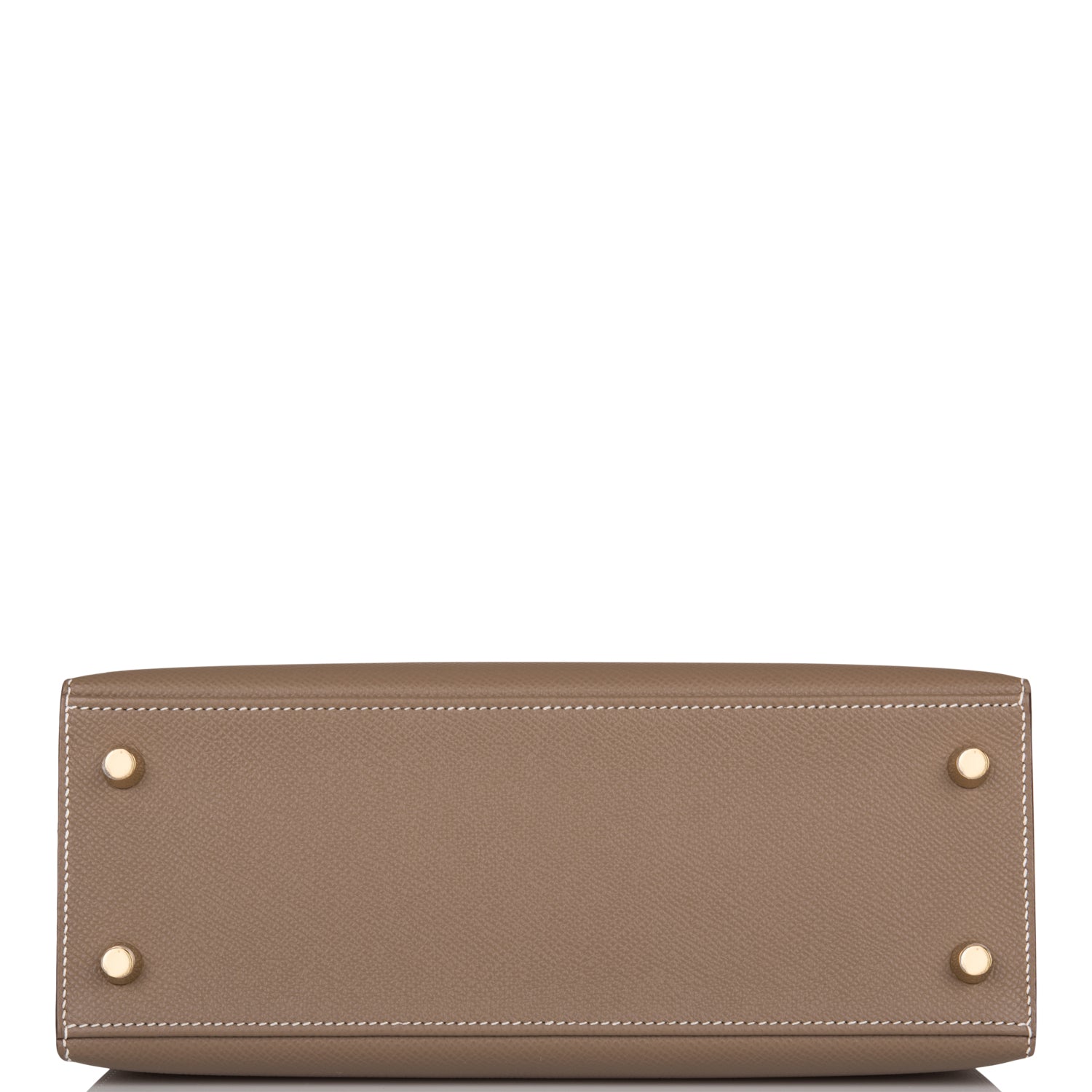 Hermes Kelly Sellier 25 Etoupe Epsom Gold Hardware