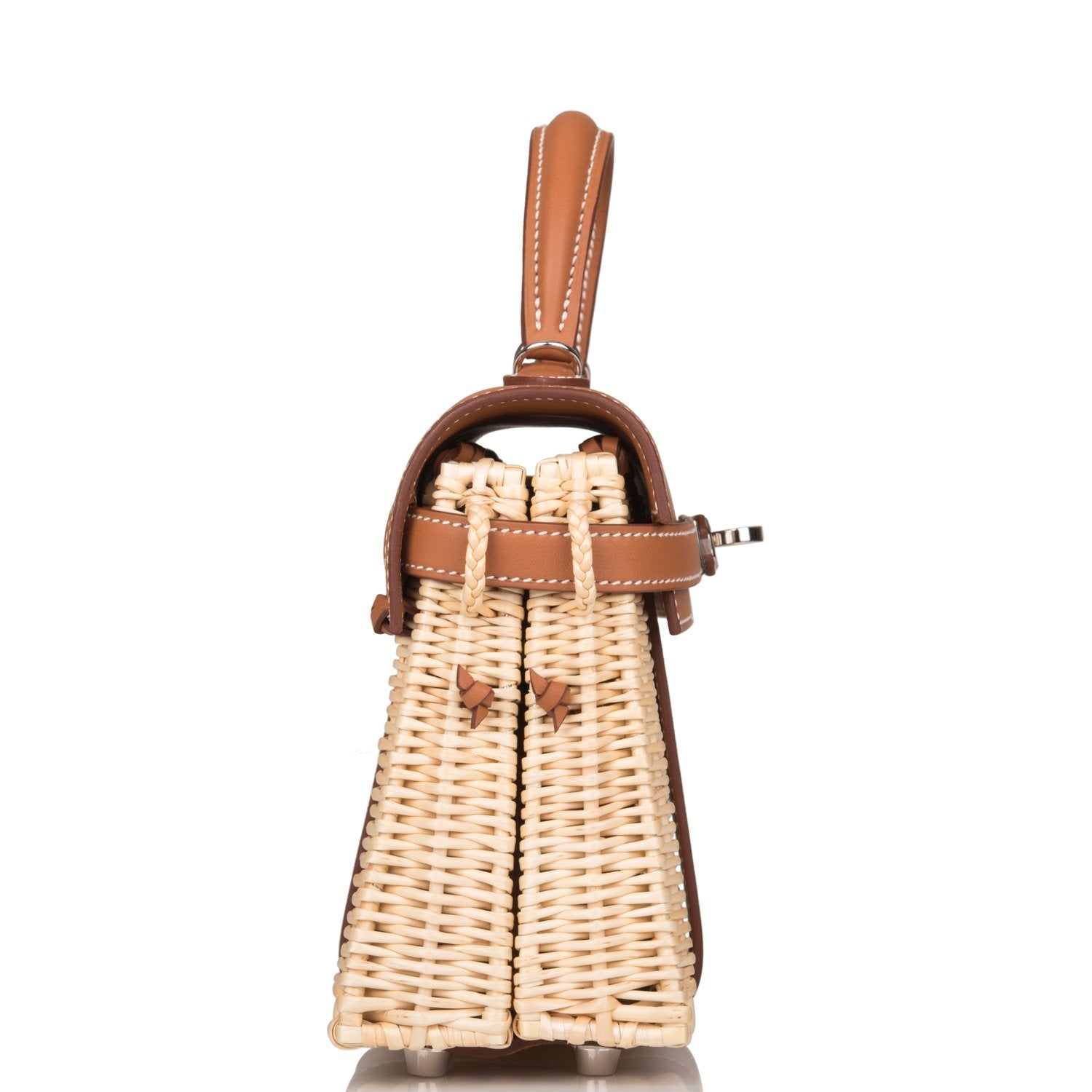 Hermes Mini Picnic Kelly 20 Gold Swift Palladium Hardware