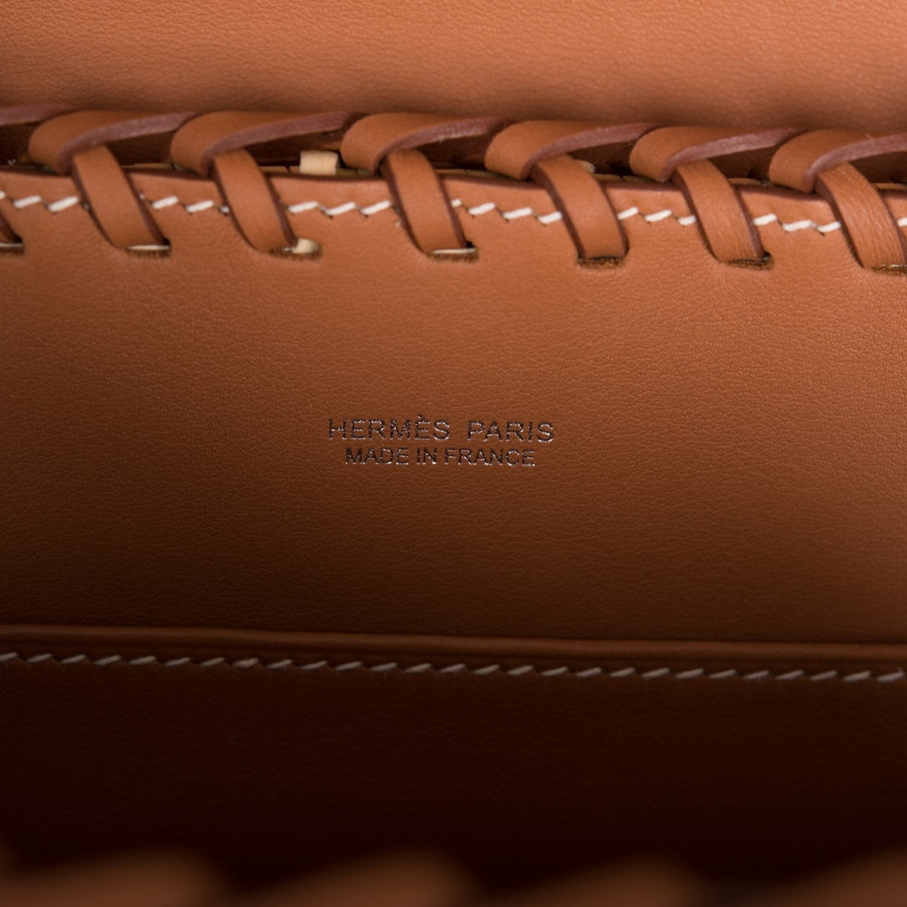 Hermes Mini Picnic Kelly 20 Gold Swift Palladium Hardware