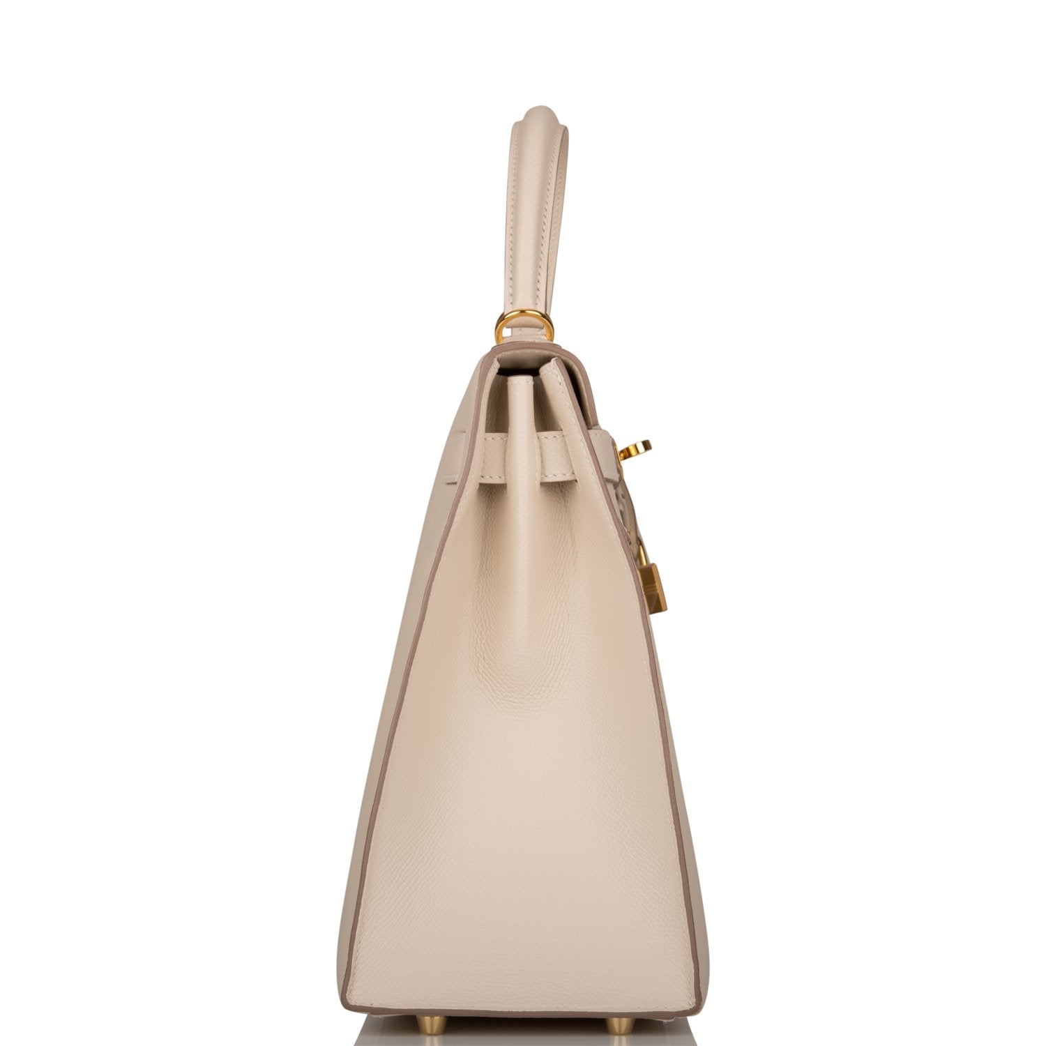 Hermes Kelly Sellier 32 Craie Epsom Gold Hardware