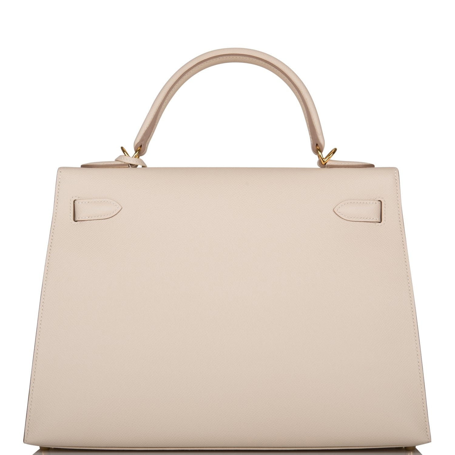 Hermes Kelly Sellier 32 Craie Epsom Gold Hardware