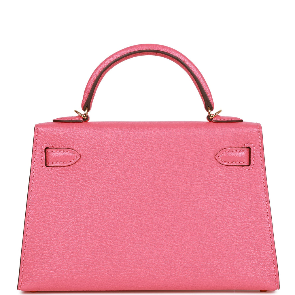Hermes Kelly Sellier 20 Rose Lipstick Chèvre Gold Hardware