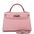 Hermes Kelly Sellier 20 Rose Sakura Chevre Palladium Hardware - Payment 2 JC