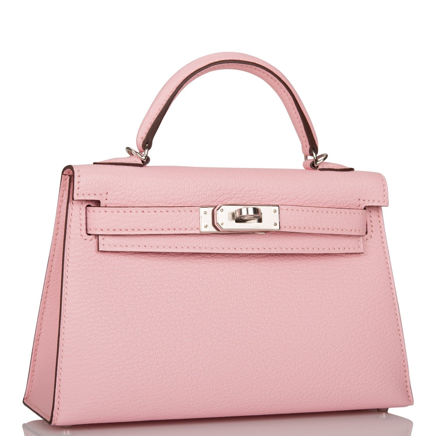 Hermes Kelly Sellier 20 Rose Sakura Chevre Palladium Hardware - Payment 2 JC