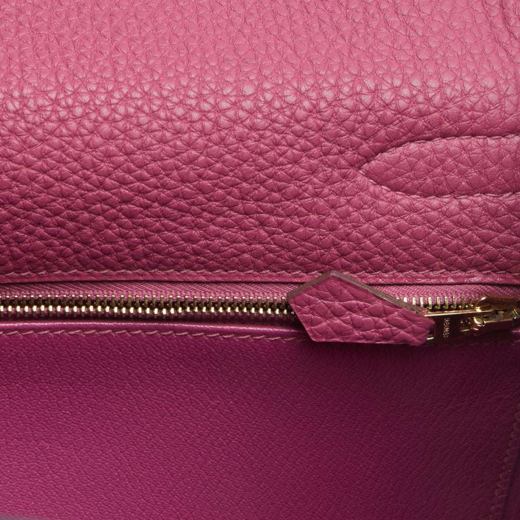 Pre-owned Hermes Kelly Retourne 32 Tosca Clemence Gold Hardware