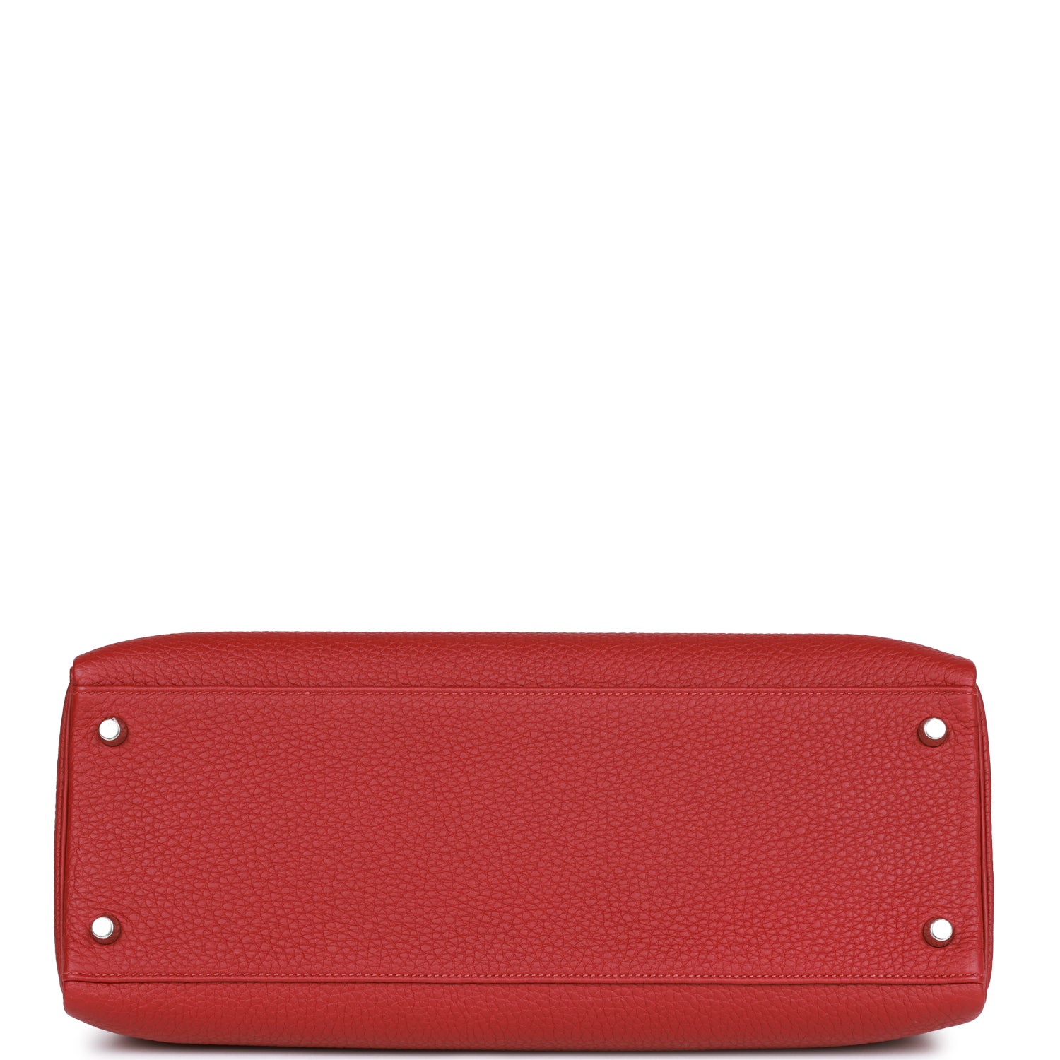 Hermes Special Order (HSS) Kelly Retourne 35 Rouge Grenat Verso Togo Palladium Hardware