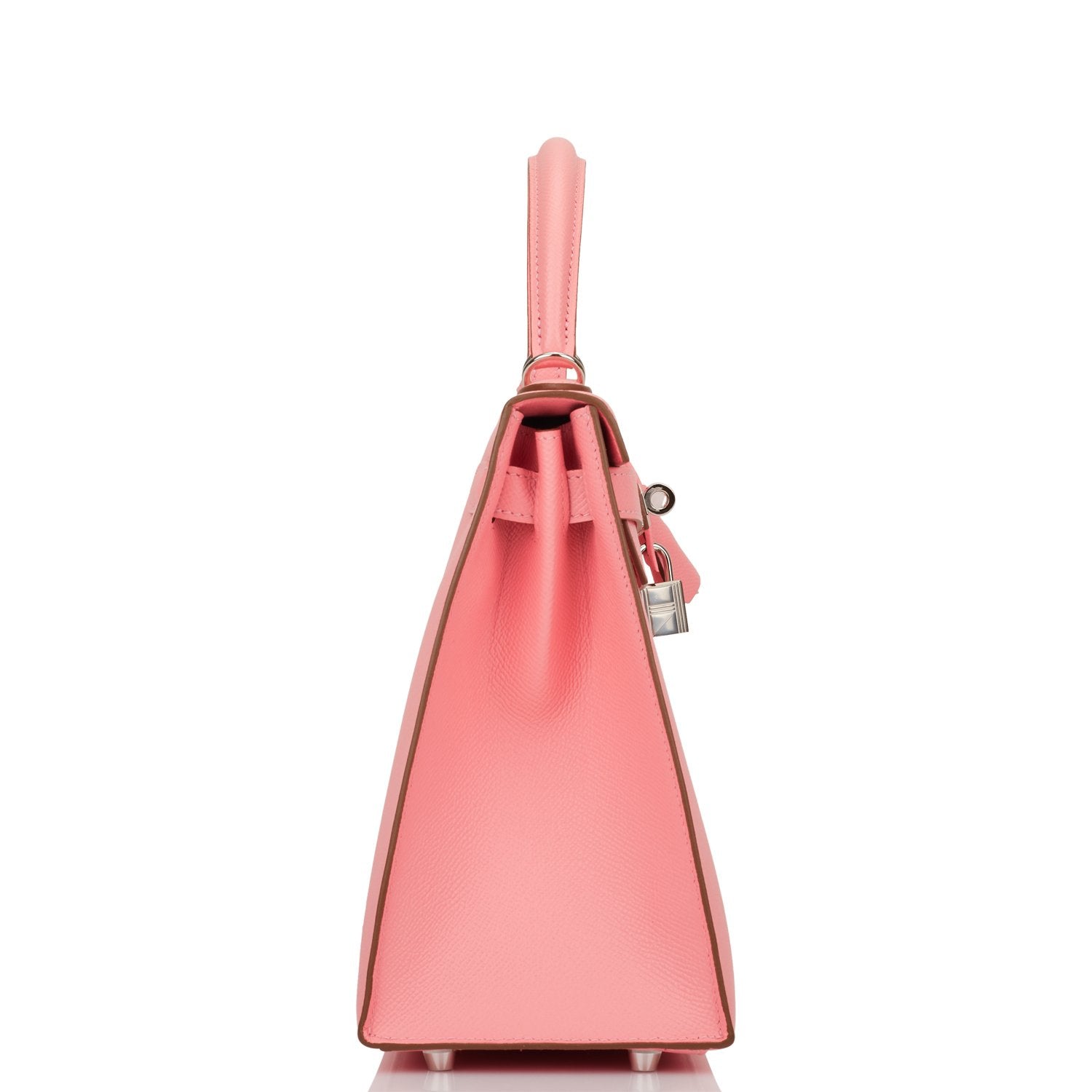 Hermes Kelly Sellier 28 Rose Confetti Epsom Palladium Hardware