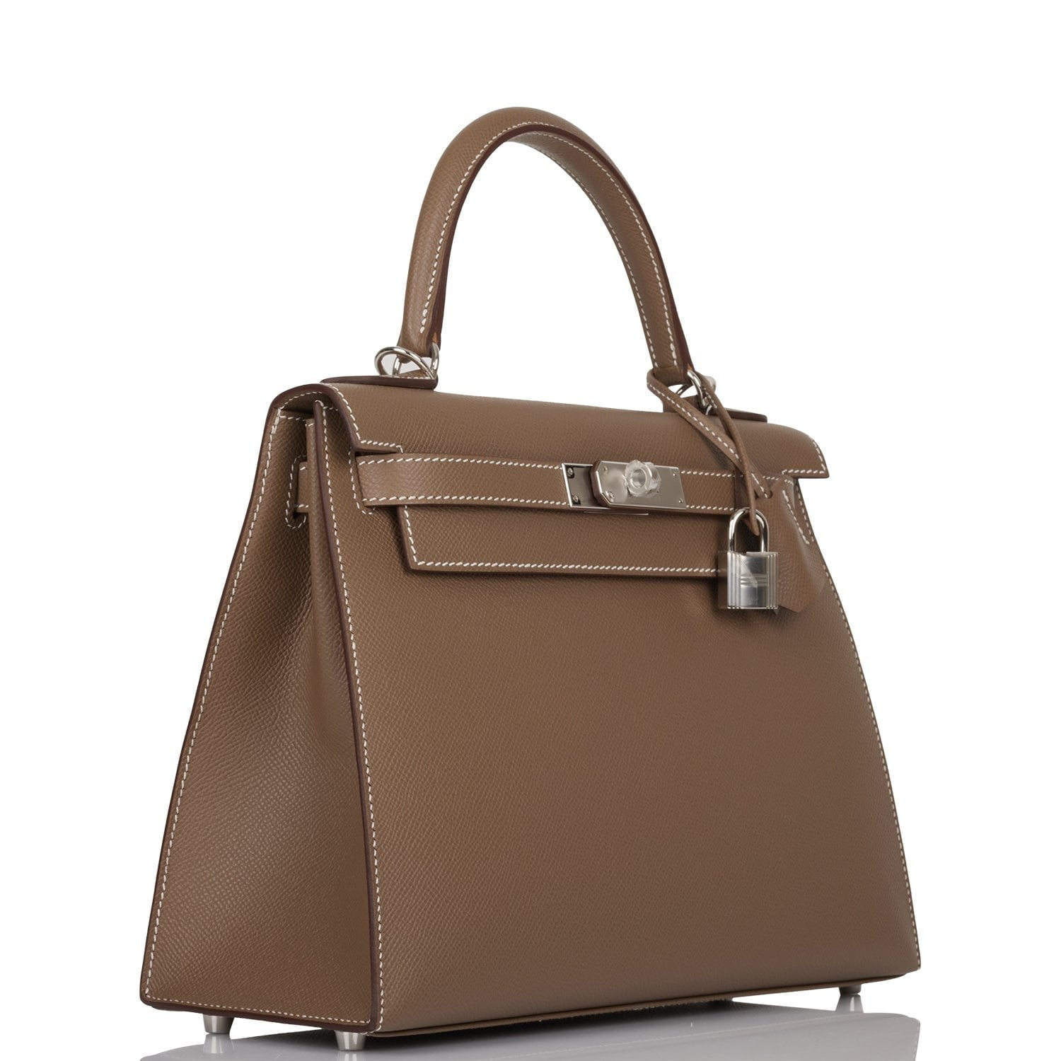 Hermes Kelly Sellier 28 Etoupe Epsom Palladium Hardware Payment 2 for PE