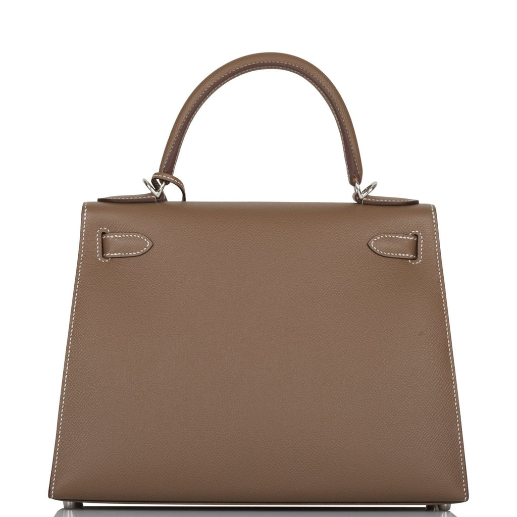 Hermes Kelly Sellier 28 Etoupe Epsom Palladium Hardware Payment 2 for PE