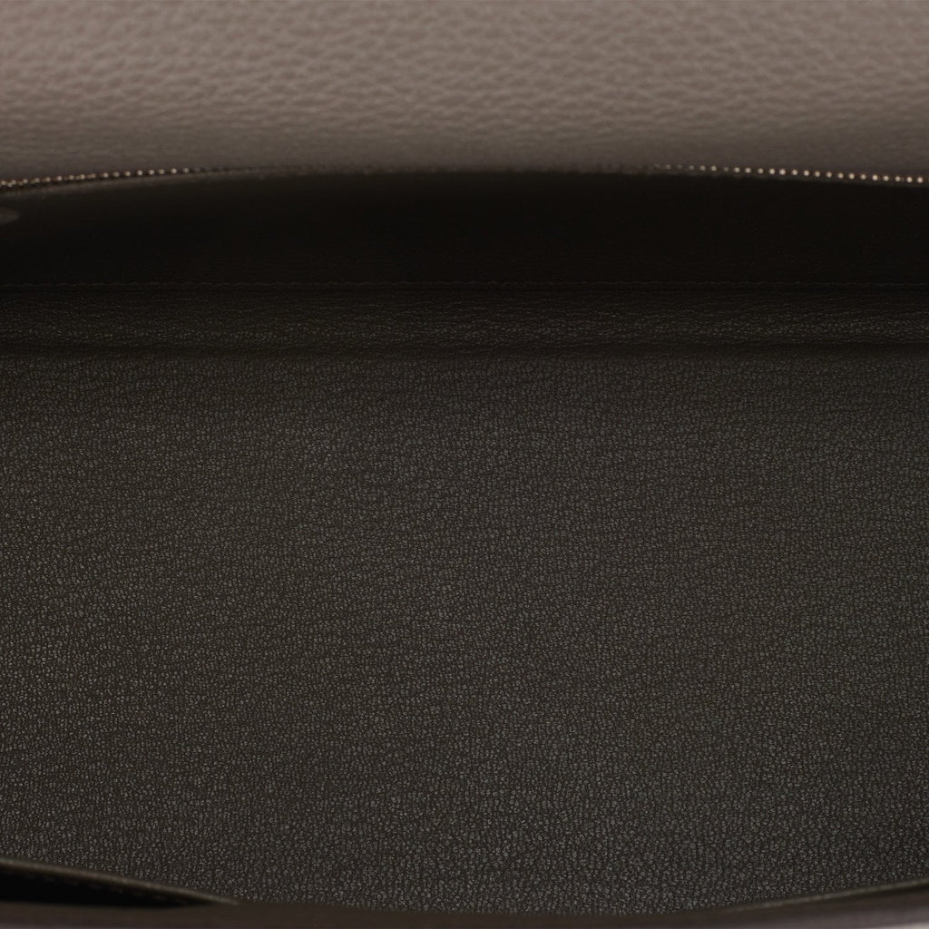 Hermes Kelly Retourne 28 Etain Togo Palladium Hardware