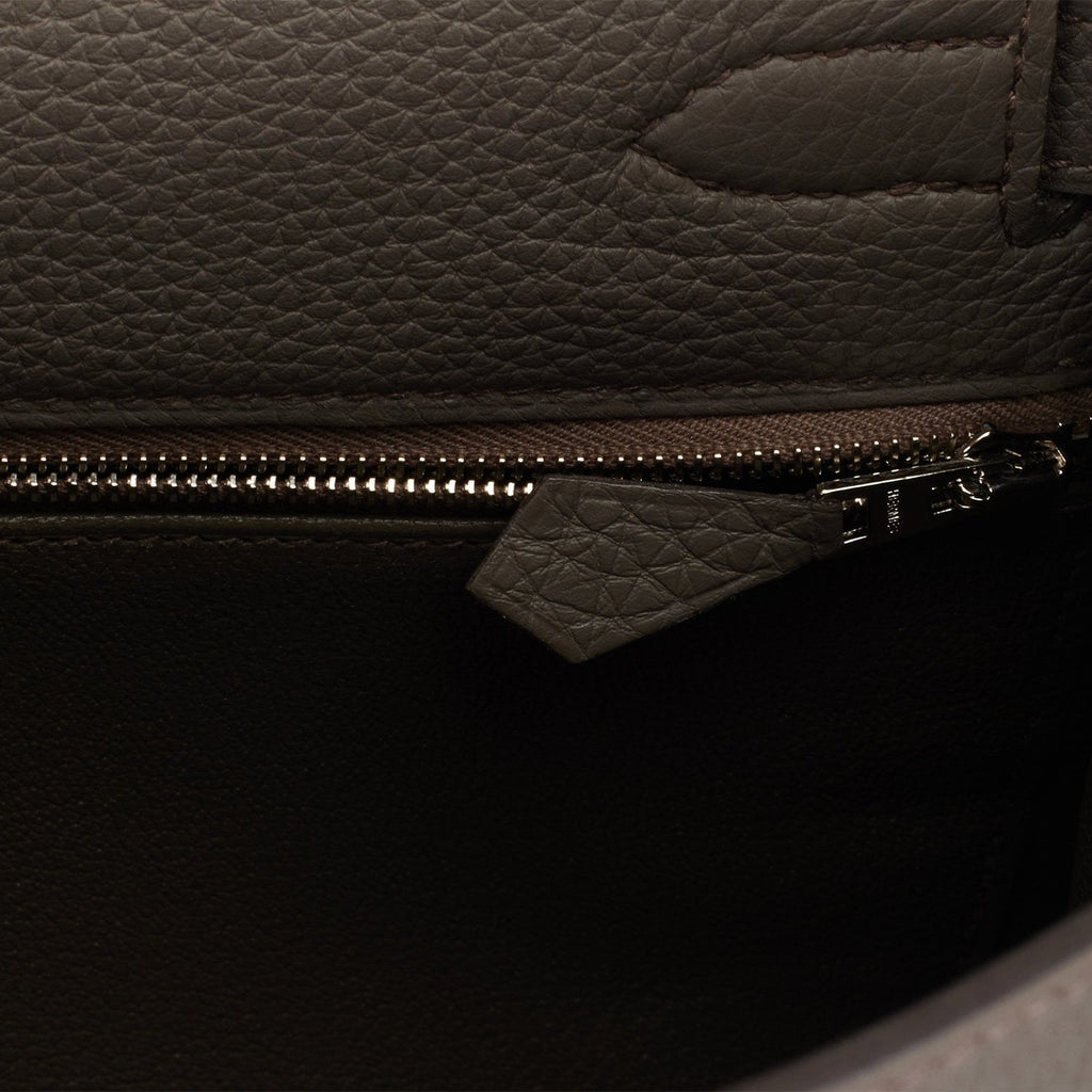 Hermes Kelly Retourne 28 Etain Togo Palladium Hardware