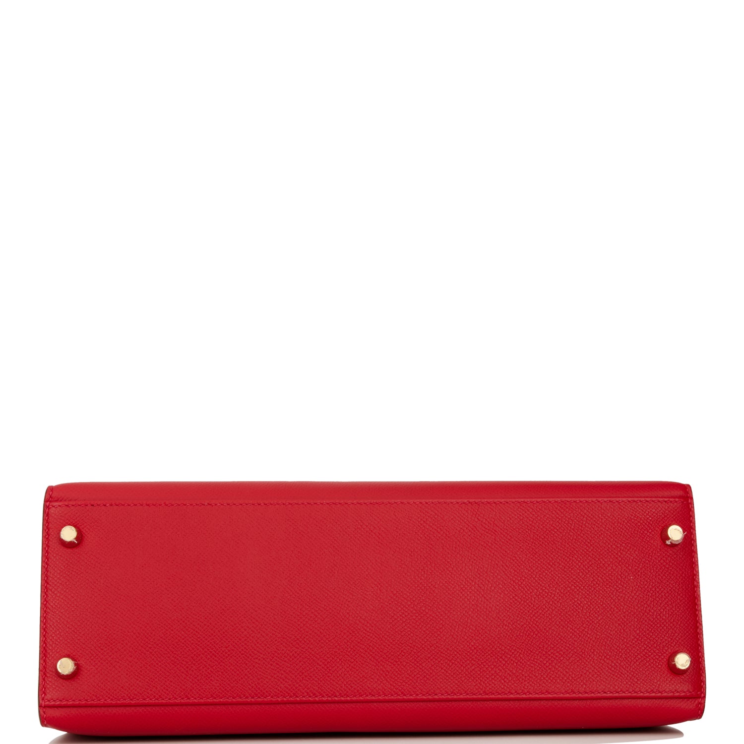 Hermes Kelly Sellier 32 Rouge Casaque Epsom Gold Hardware