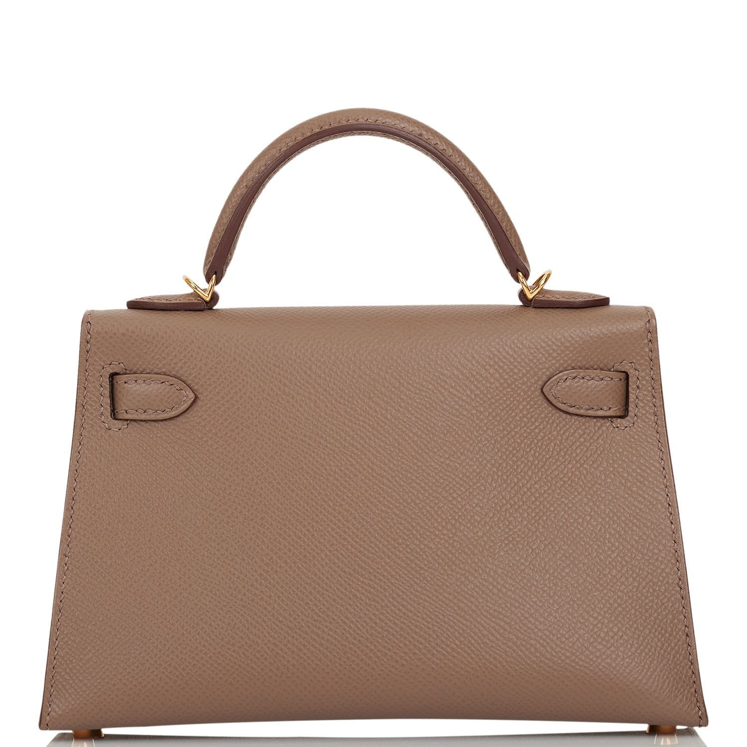 Hermes Special Order (HSS) Kelly Sellier 20 Etoupe Verso Epsom Gold Hardware