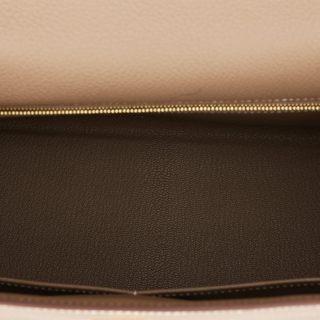 Hermes Kelly Retourne 28 Etoupe Togo Gold Hardware