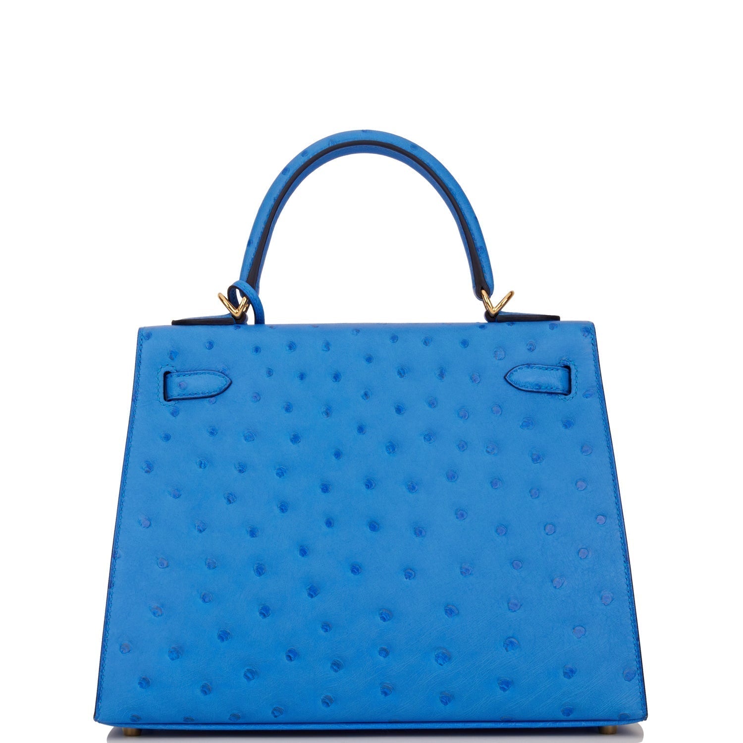 Hermes Kelly Sellier 25 Bleuet Ostrich Gold Hardware - Payment 2 for VG