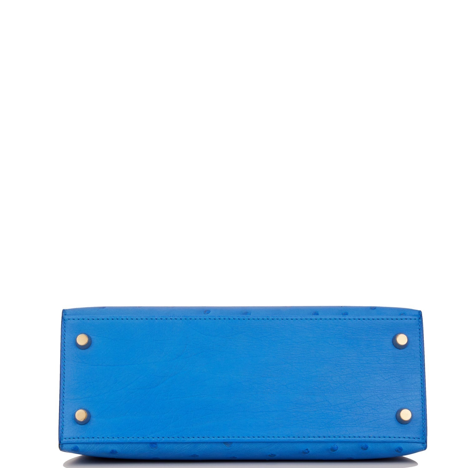 Hermes Kelly Sellier 25 Bleuet Ostrich Gold Hardware - Payment 2 for VG
