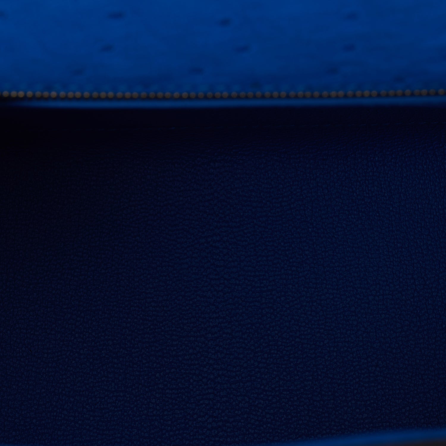 Hermes Kelly Sellier 25 Bleuet Ostrich Gold Hardware - Payment 1 for VG
