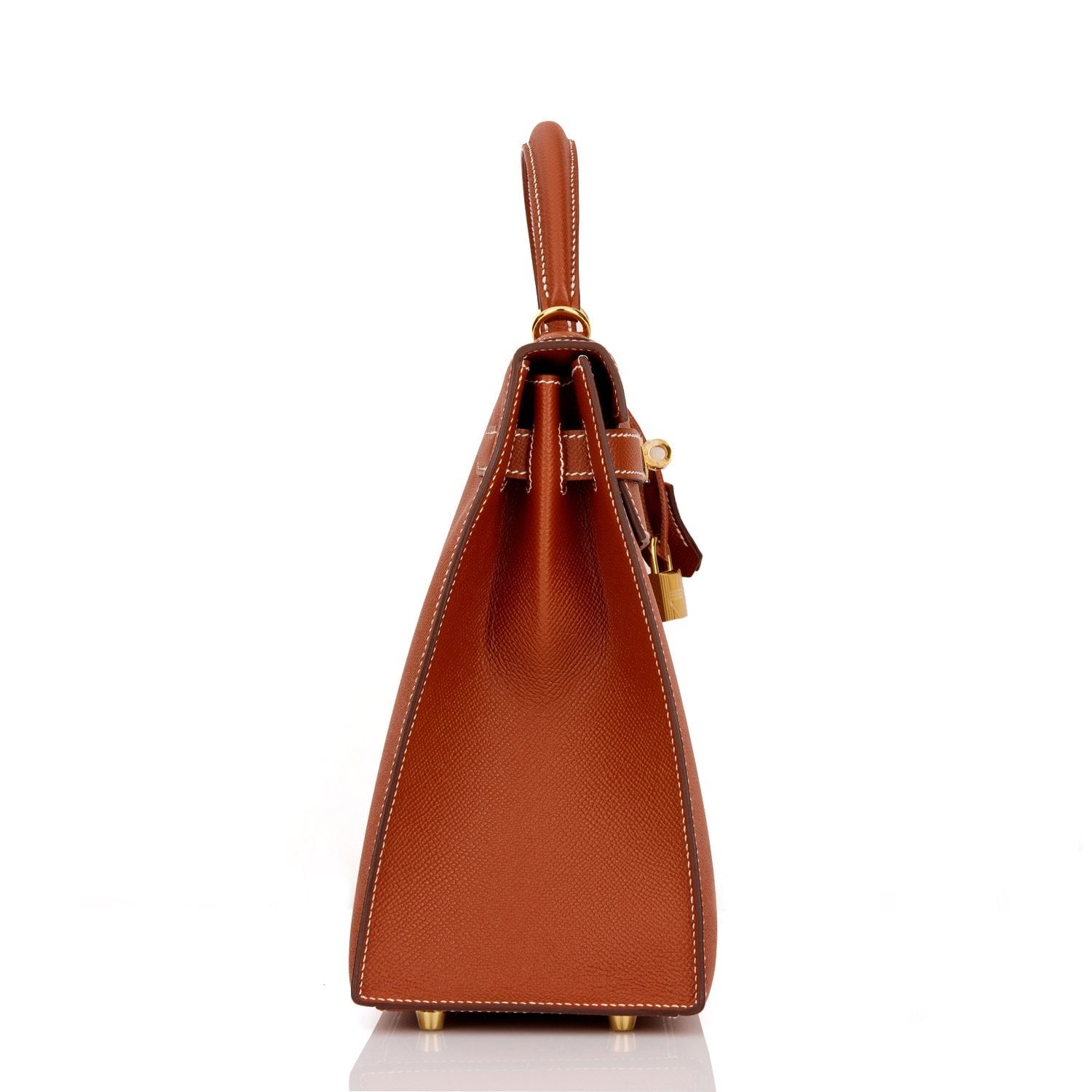 Hermes Kelly Sellier 32 Sienne Epsom Gold Hardware