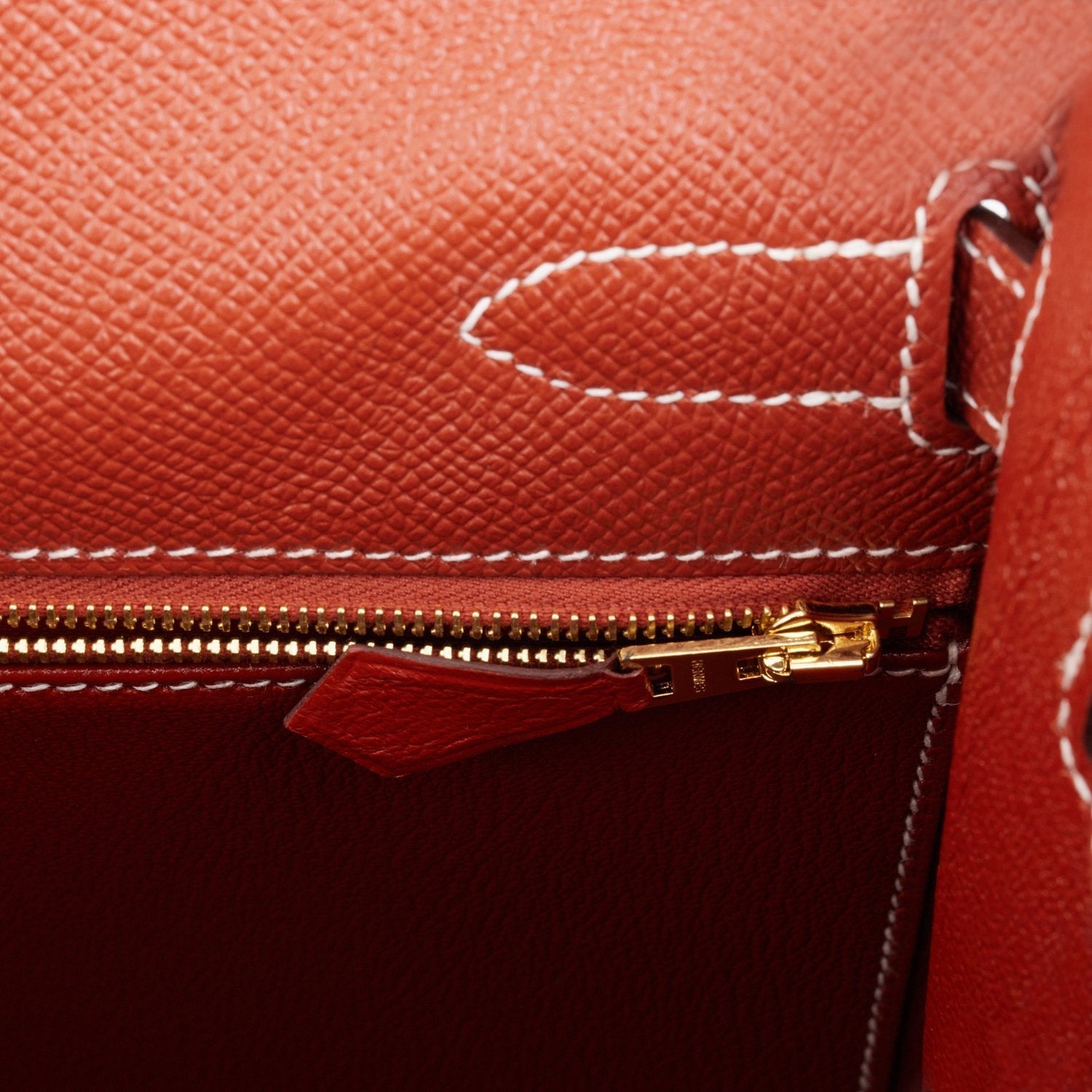 Hermes Kelly Sellier 32 Sienne Epsom Gold Hardware
