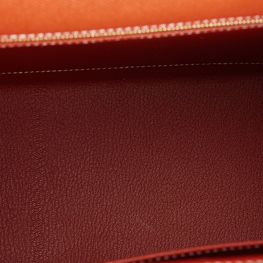 Hermes Kelly Sellier 32 Sienne Epsom Gold Hardware