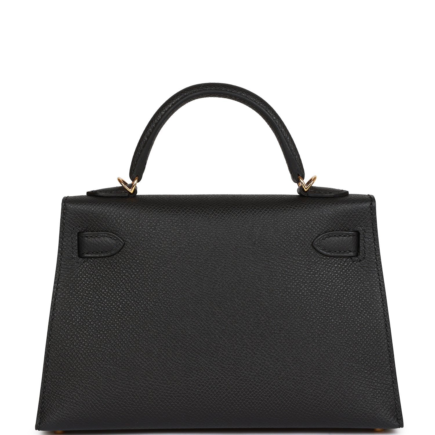 Hermes Kelly Sellier 20 Black Epsom Gold Hardware Deposit 1