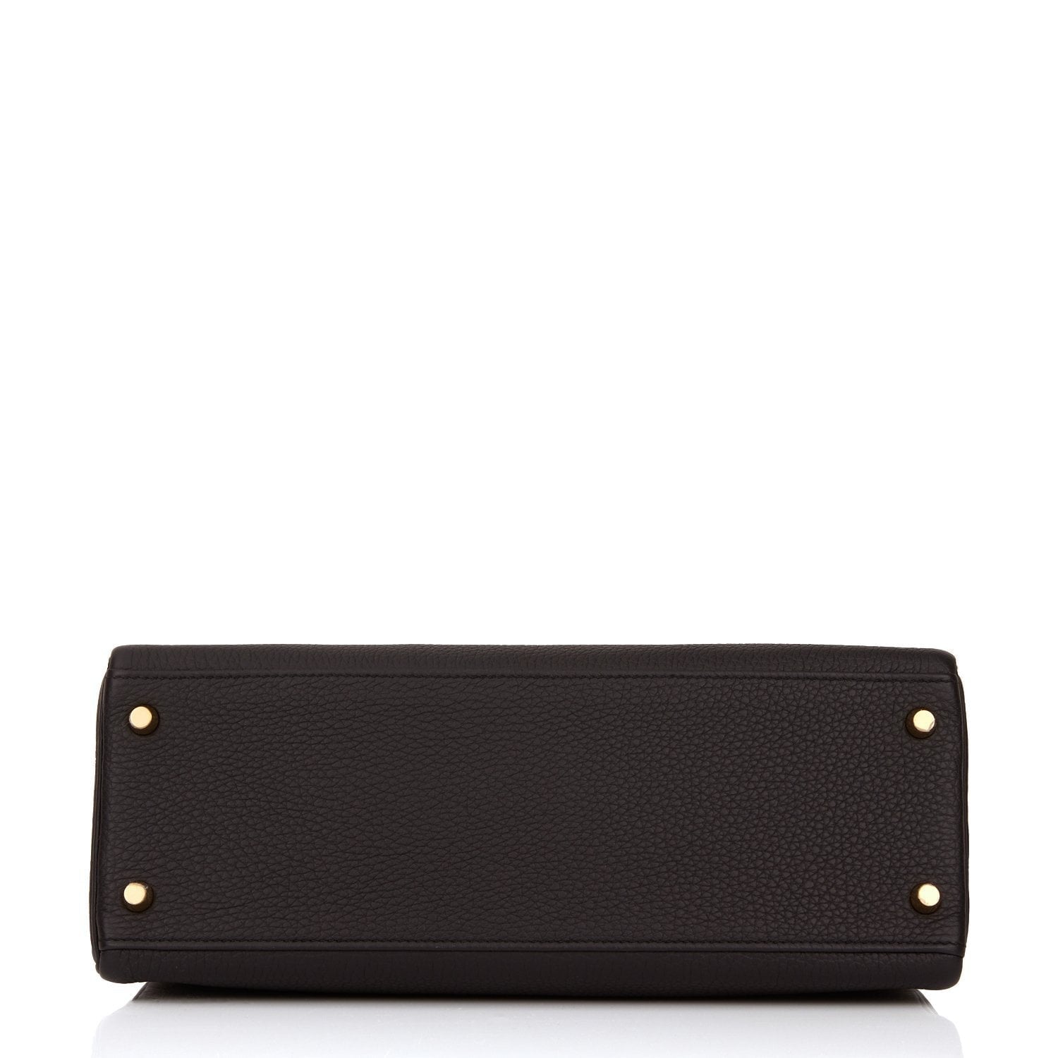 Hermes Kelly Retourne 32 Black Togo Gold Hardware