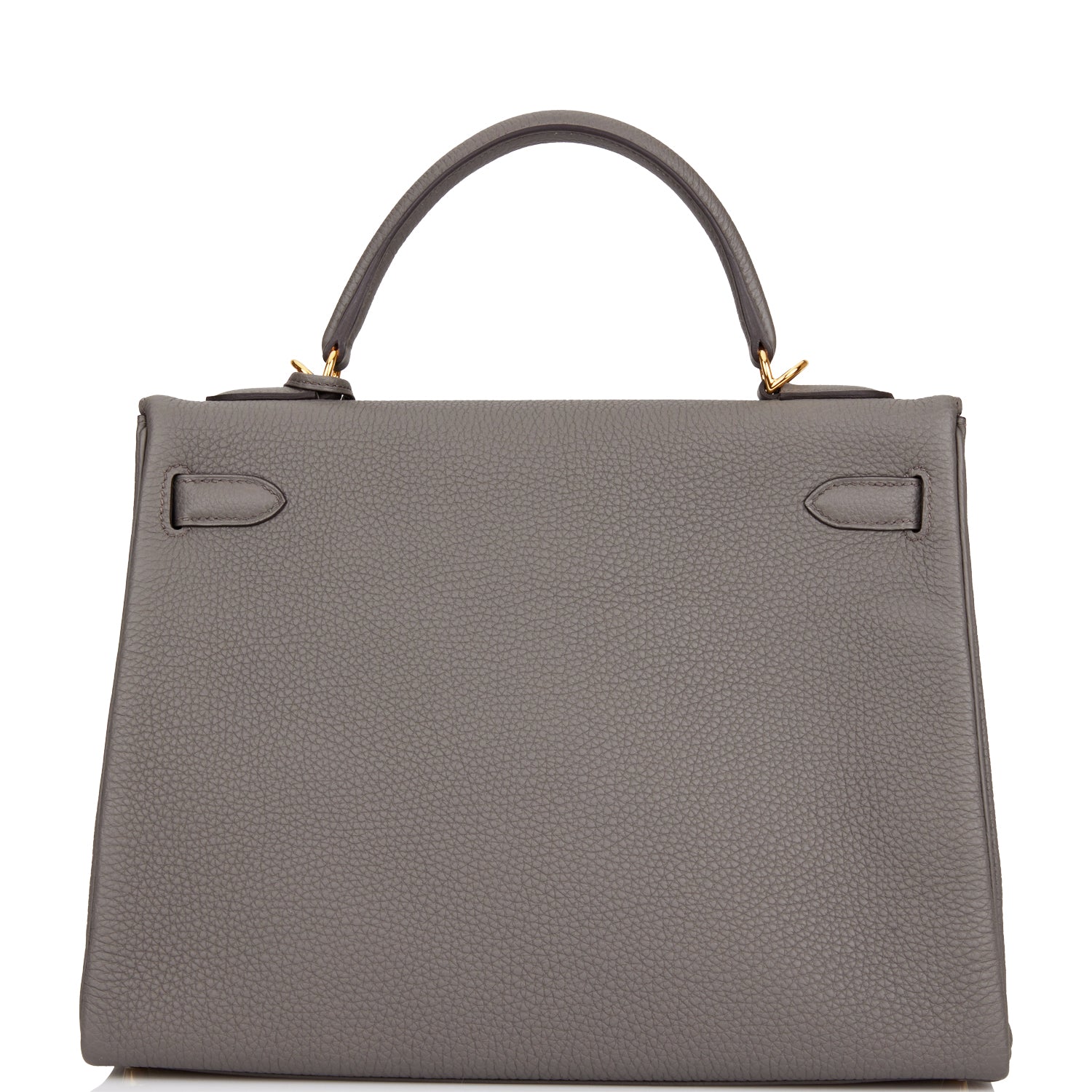 Hermes Kelly Retourne 32 Etain Togo Gold Hardware