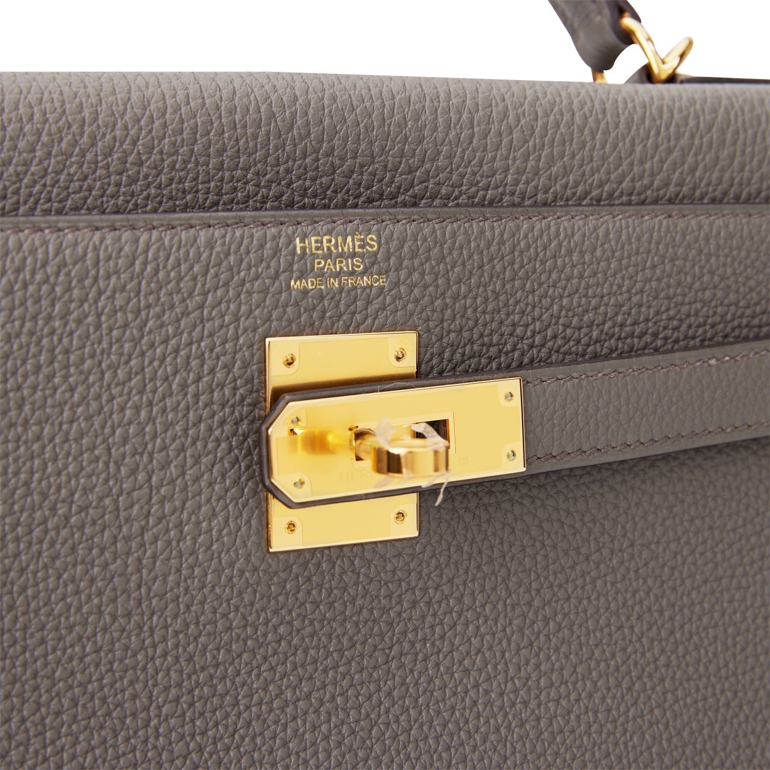 Hermes Kelly Retourne 32 Etain Togo Gold Hardware