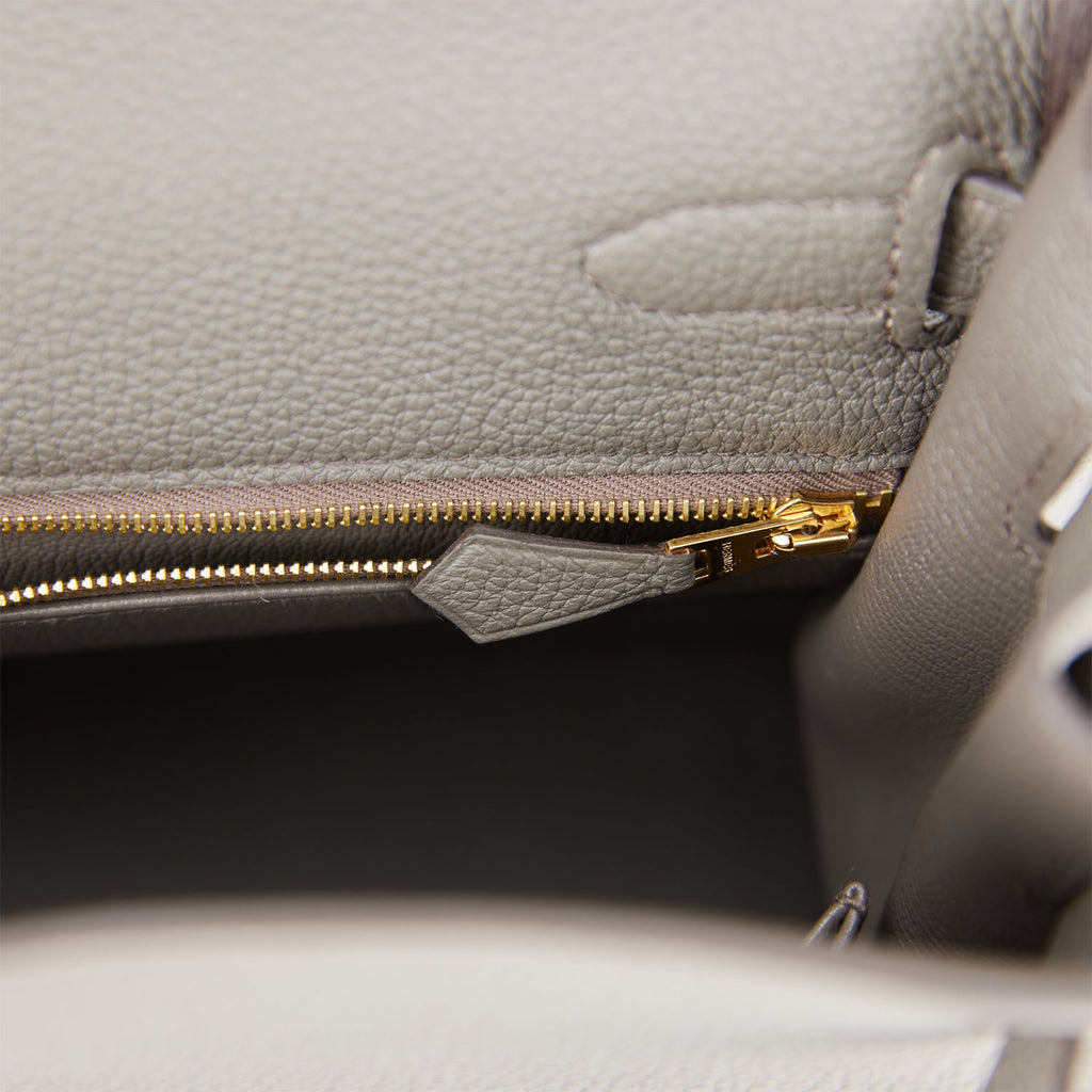 Hermes Kelly Retourne 32 Etain Togo Gold Hardware