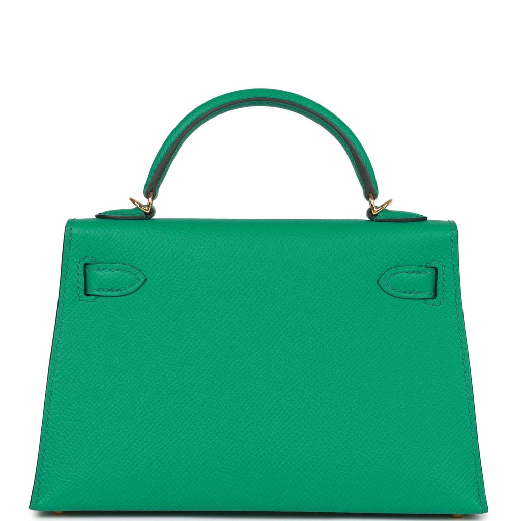 Hermes Kelly 20 Vert Jade Epsom Sellier Gold Hardware