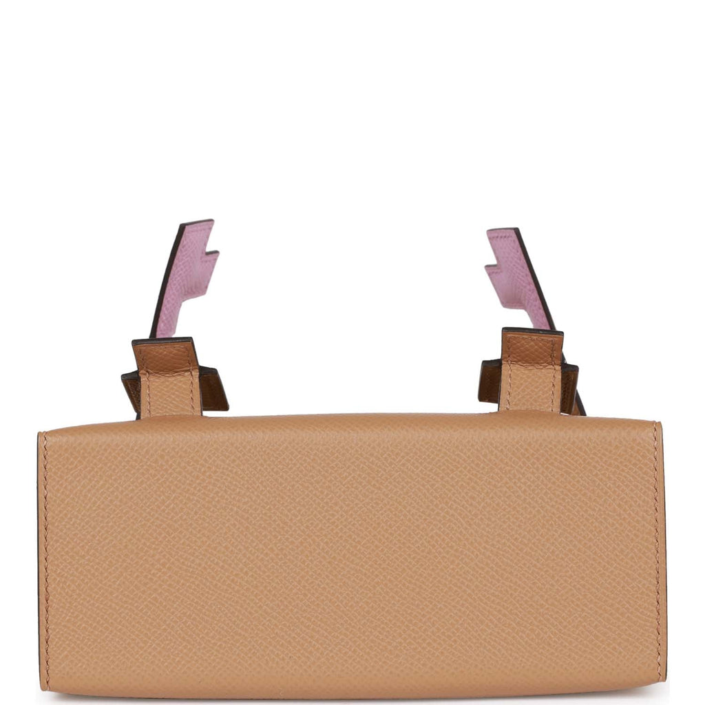 Hermes "Quelle Idolle" Picto Kelly Doll Chai Epsom Palladium Hardware - Payment 1