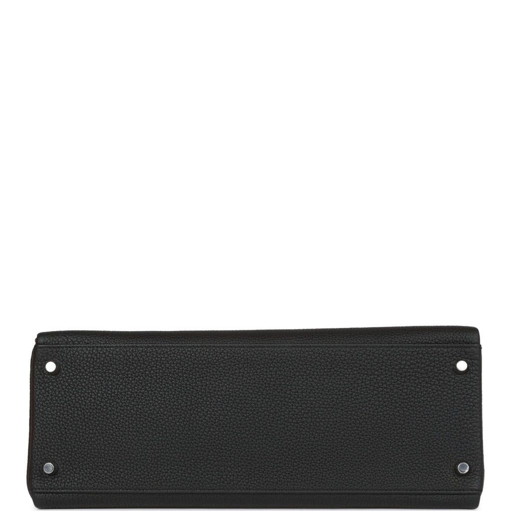 Hermes Kelly Retourne 35 Black Togo Palladium Hardware