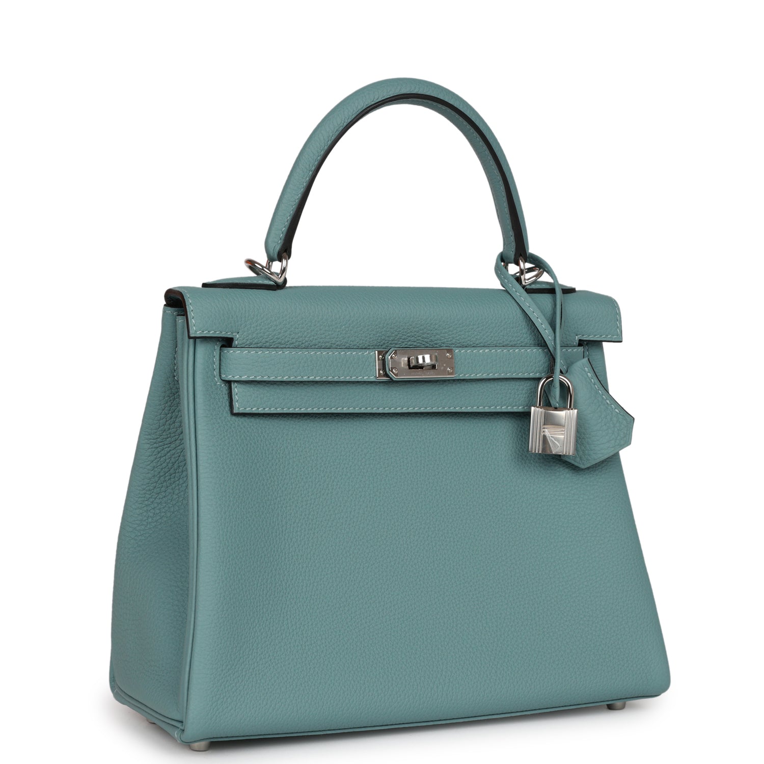 d Hermes Kelly Retourne 25 Ciel Togo Palladium Hardware