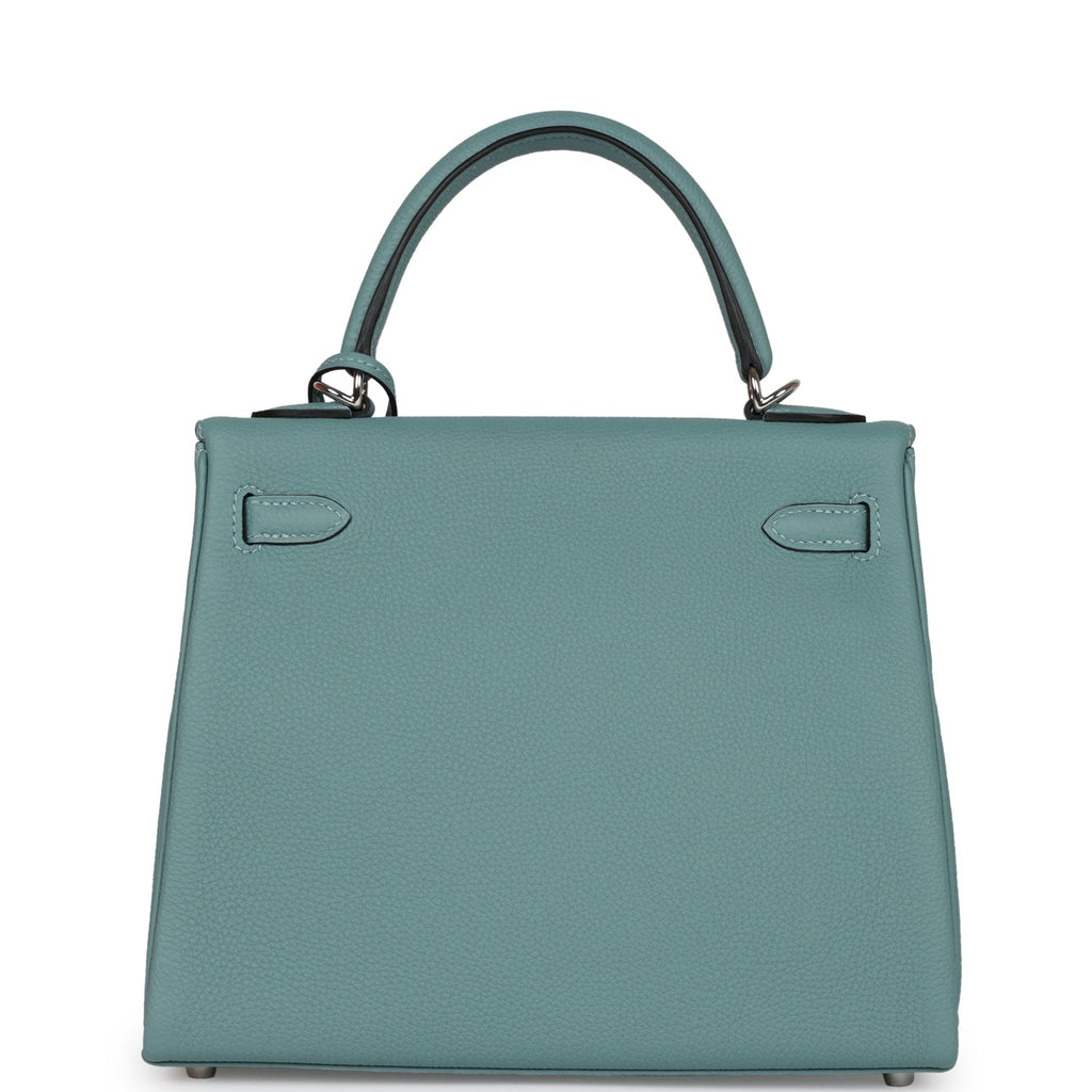 d Hermes Kelly Retourne 25 Ciel Togo Palladium Hardware