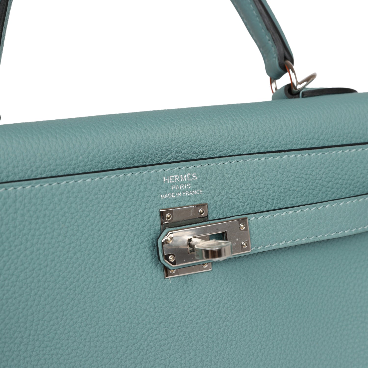 d Hermes Kelly Retourne 25 Ciel Togo Palladium Hardware