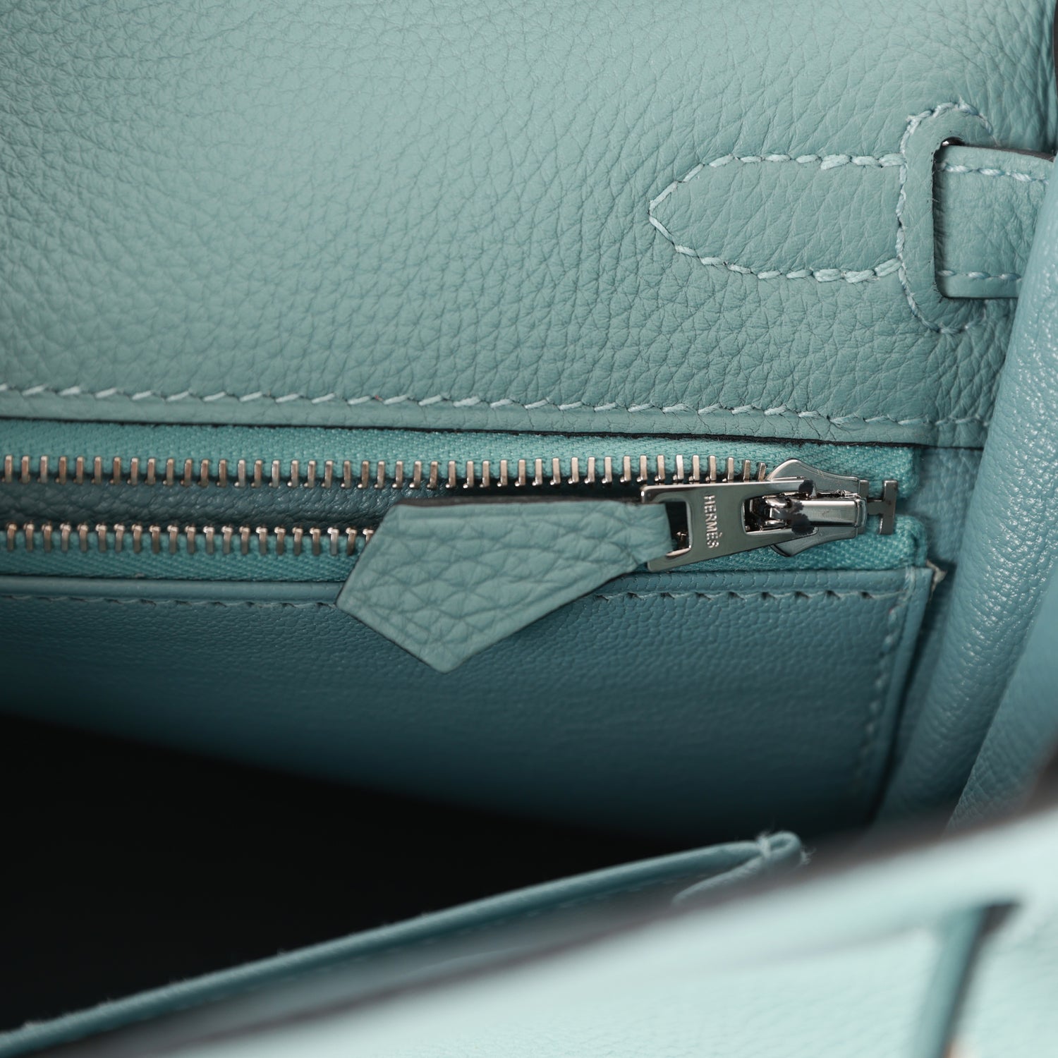 d Hermes Kelly Retourne 25 Ciel Togo Palladium Hardware