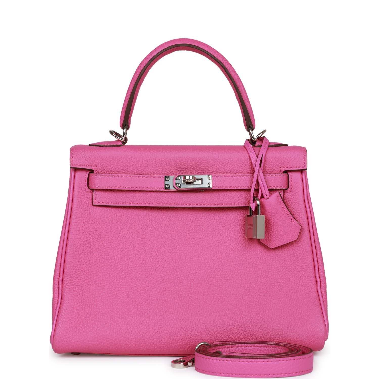 d Hermes Kelly Retourne 25 Magnolia Togo Palladium Hardware