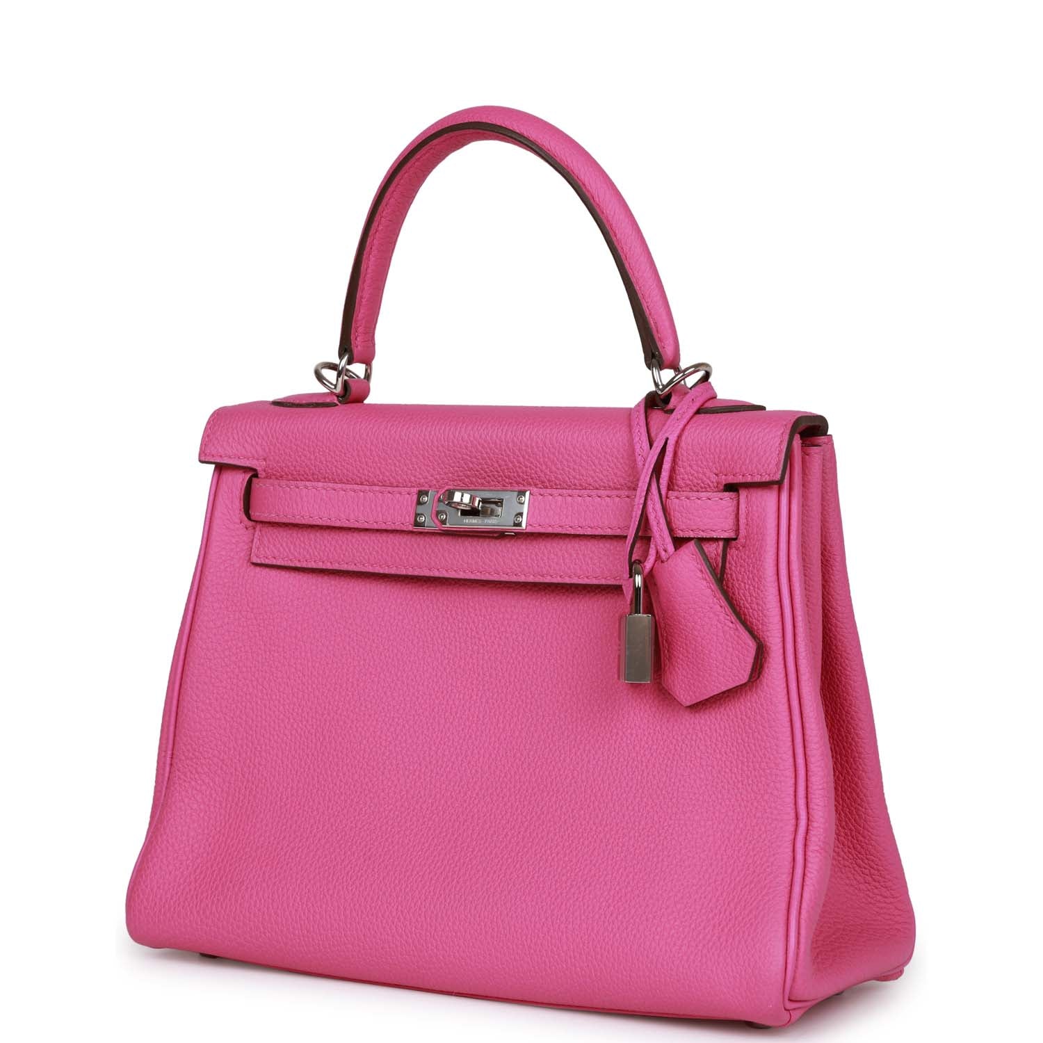 d Hermes Kelly Retourne 25 Magnolia Togo Palladium Hardware
