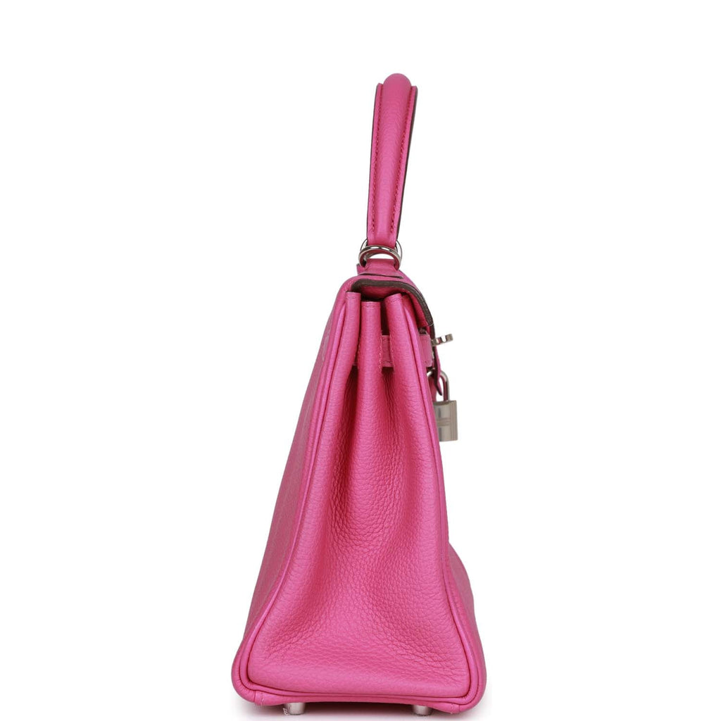 d Hermes Kelly Retourne 25 Magnolia Togo Palladium Hardware