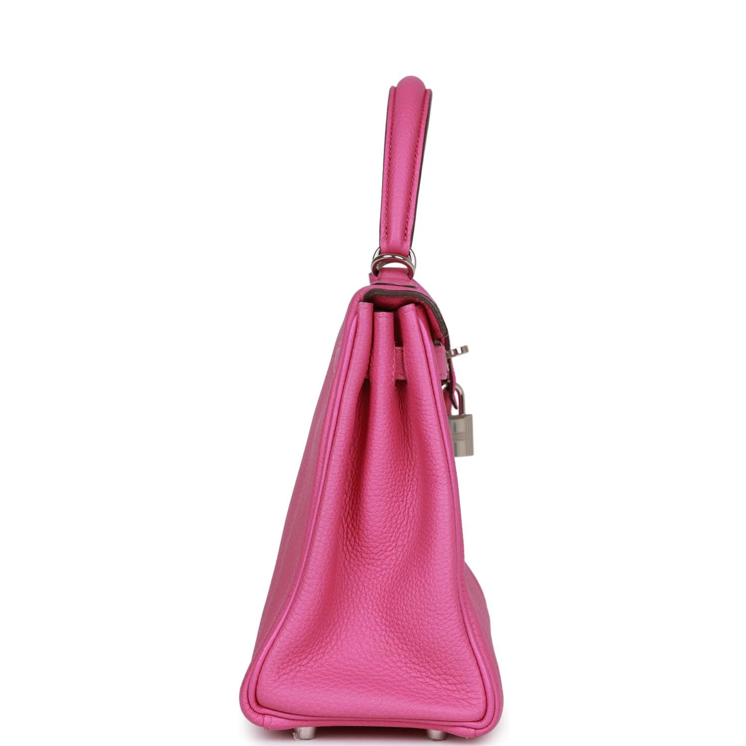 d Hermes Kelly Retourne 25 Magnolia Togo Palladium Hardware