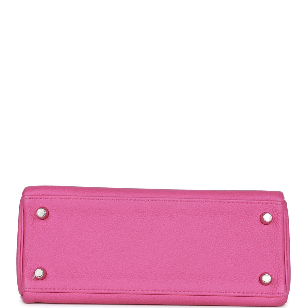 d Hermes Kelly Retourne 25 Magnolia Togo Palladium Hardware