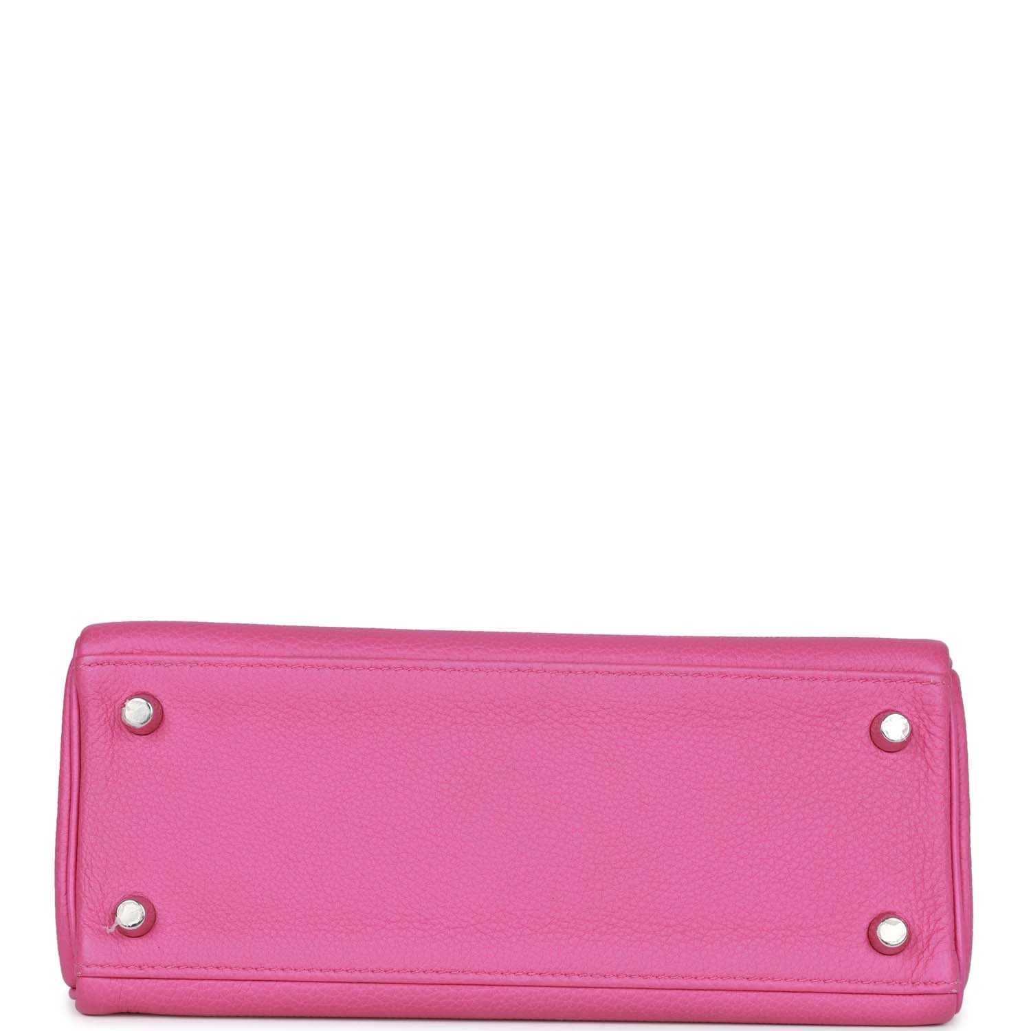 d Hermes Kelly Retourne 25 Magnolia Togo Palladium Hardware