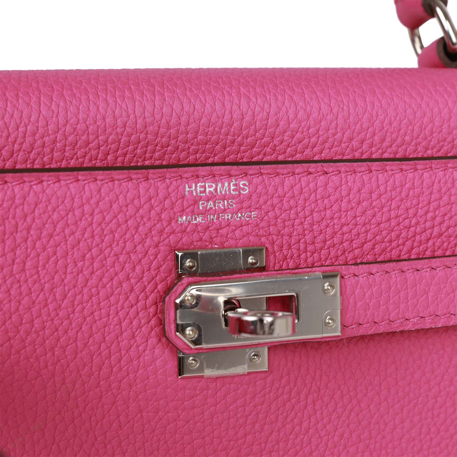 d Hermes Kelly Retourne 25 Magnolia Togo Palladium Hardware