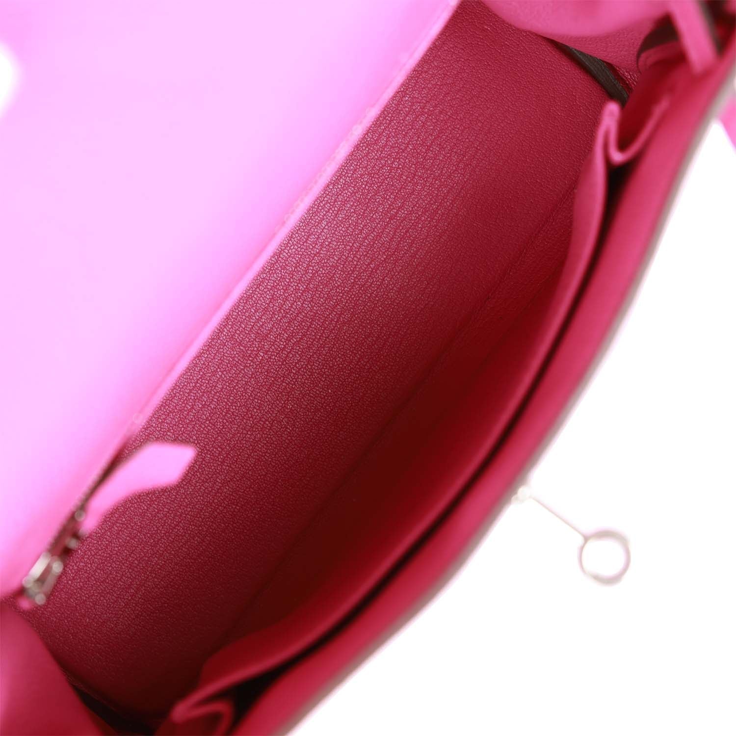d Hermes Kelly Retourne 25 Magnolia Togo Palladium Hardware