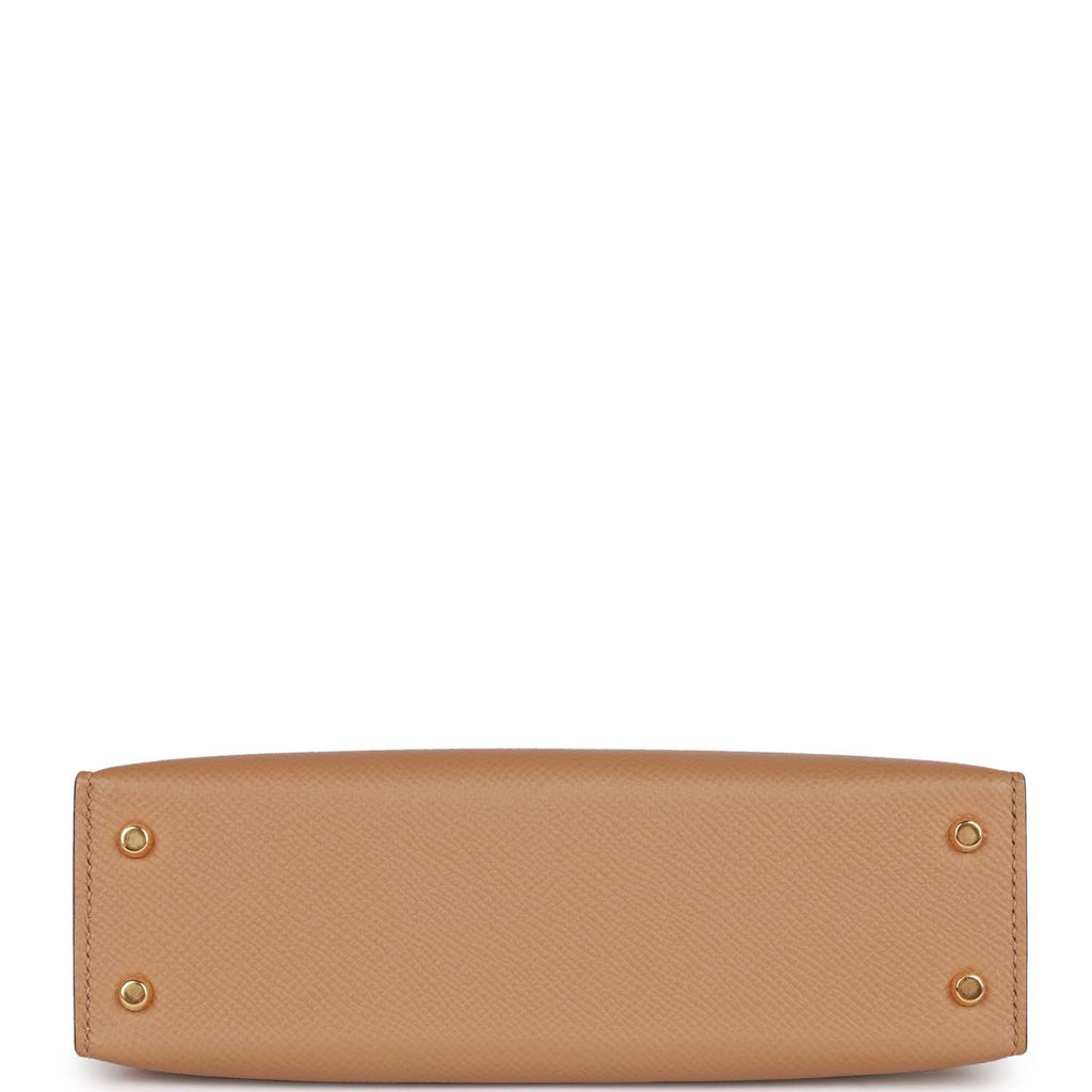 Hermes Kelly Sellier 20 Chai Epsom Gold Hardware