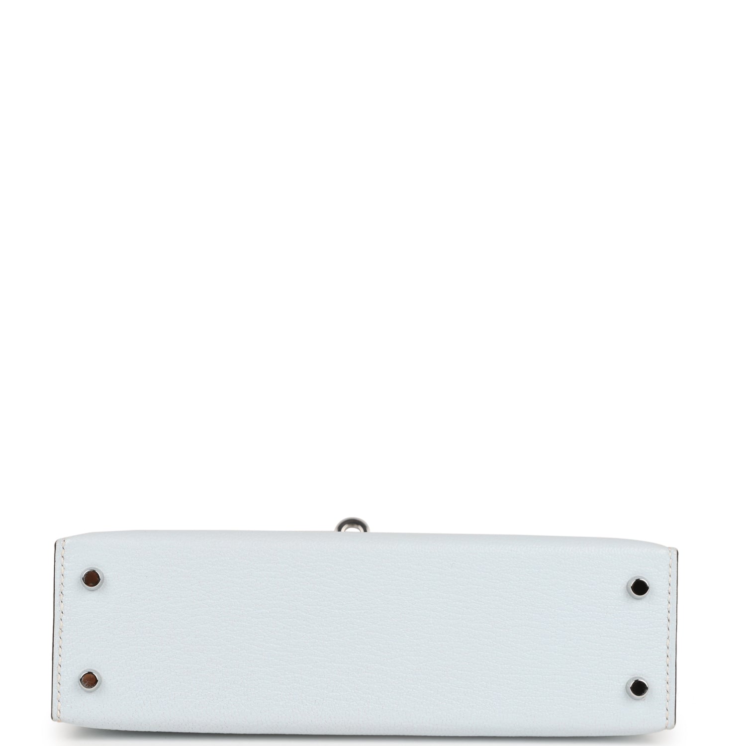 Pre-owned Hermes Kelly Sellier 20 Bleu Brume Chevre Palladium Hardware Payment 2